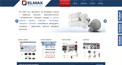 Desktop Screenshot of elmax.pl